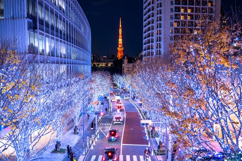 Japanese Christmas traditions - Tokyo in winter