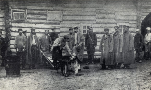 Russian exiles sent to Sakhalin