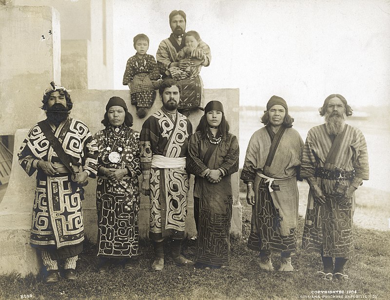A group of Ainu