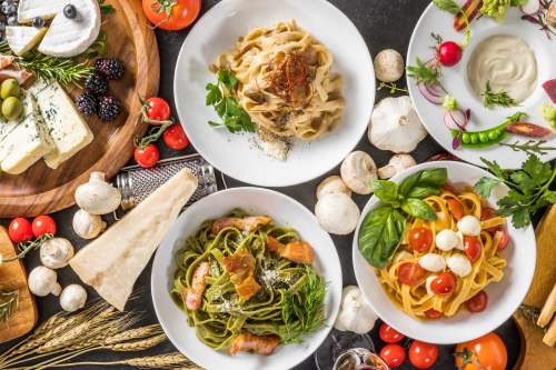 Big pasta meal