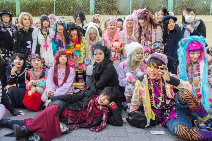 Harajuku cosplayers