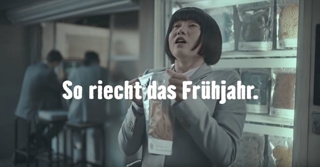 Hornbach underwear sniffing ad