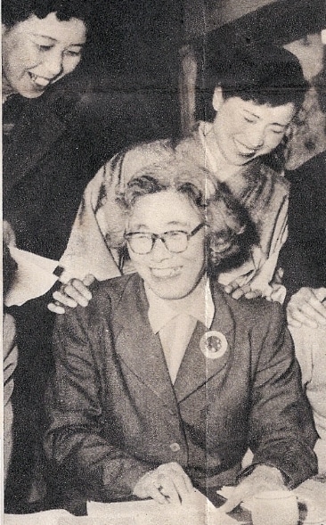 Ichikawa Fusae wins a seat in the Diet