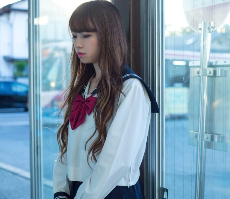 Japanese high school student