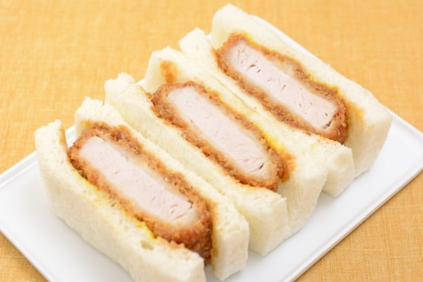 Katsu (fried pork) sandwich
