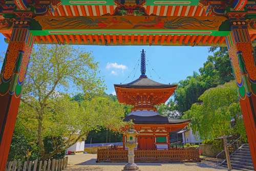 Kongouji, a Buddhist temple in Kawachinagano, Osaka