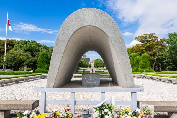 Pictured: Peace Memorial Park in Hiroshima, Japan, which was erected as a request for peace, and a reminder for us not to repeat the mistakes of the past. (Picture: gandhi / PIXTA(ピクスタ)