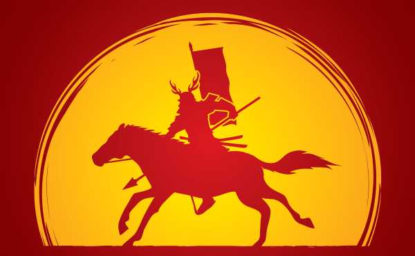 Samurai on horse