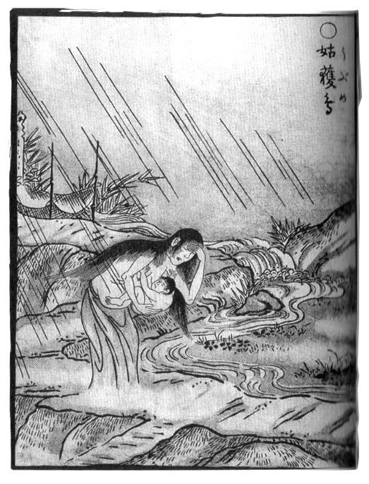 Toriyama Sekien's depiction of Ubume