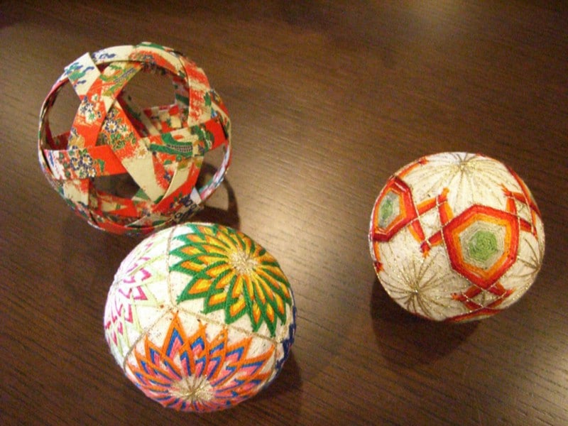 Temari, a traditional toy that has evolved over centuries into its own art form.