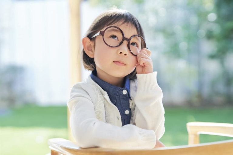 Kid thinking