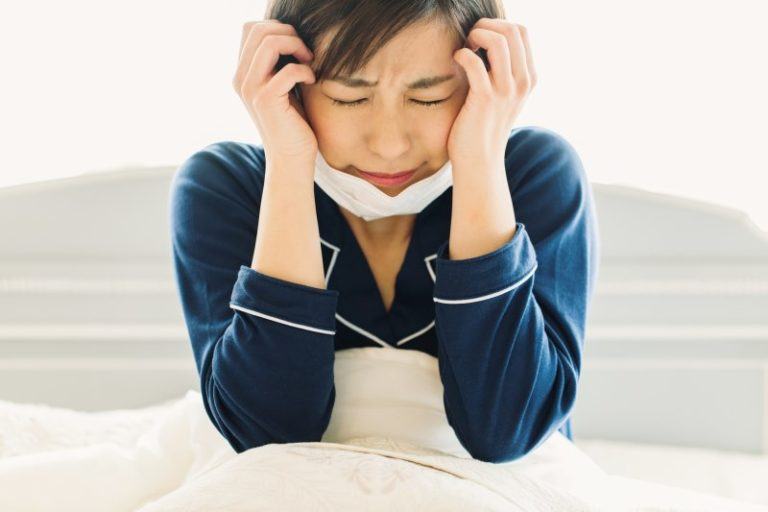 Sick woman