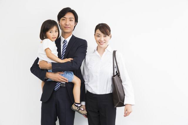 Family where both mom and dad work