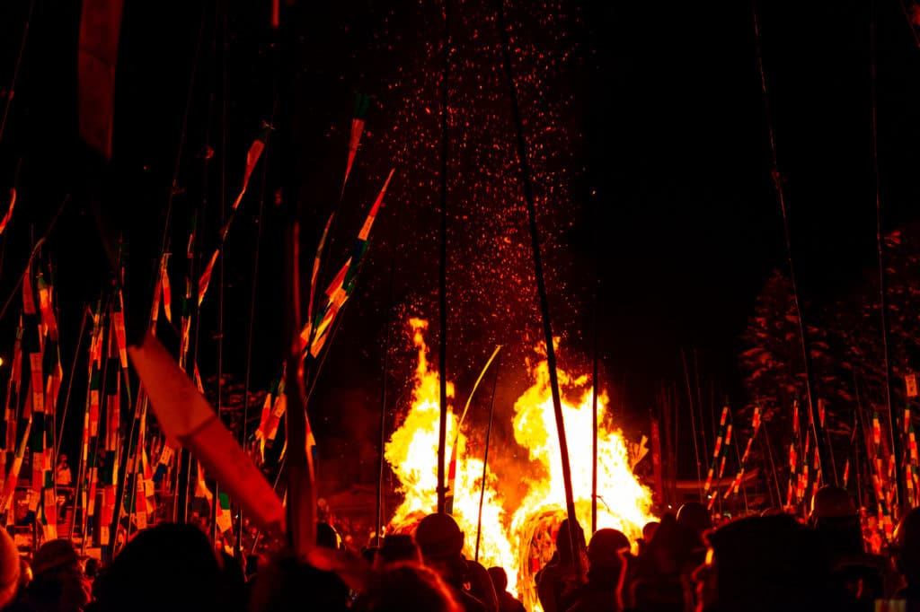 Bamboo battle/Stick Beating festival, Akita