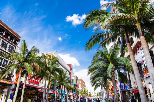 International Boulevard in Naha, Okinawa.
