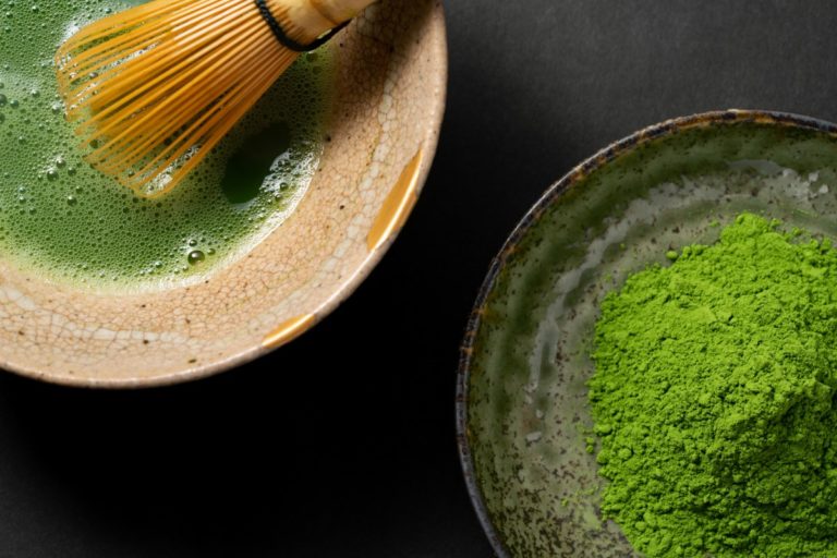 Japanese matcha tea