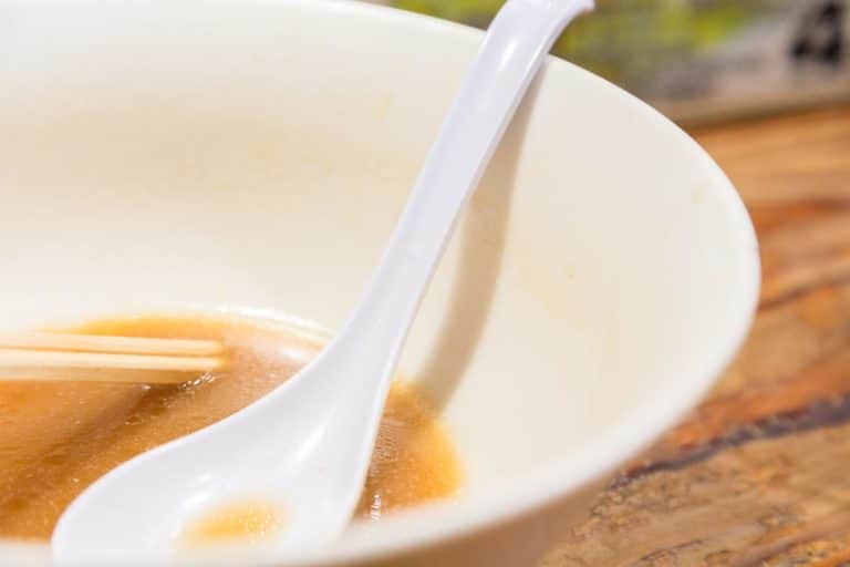 Bowl of empty ramen