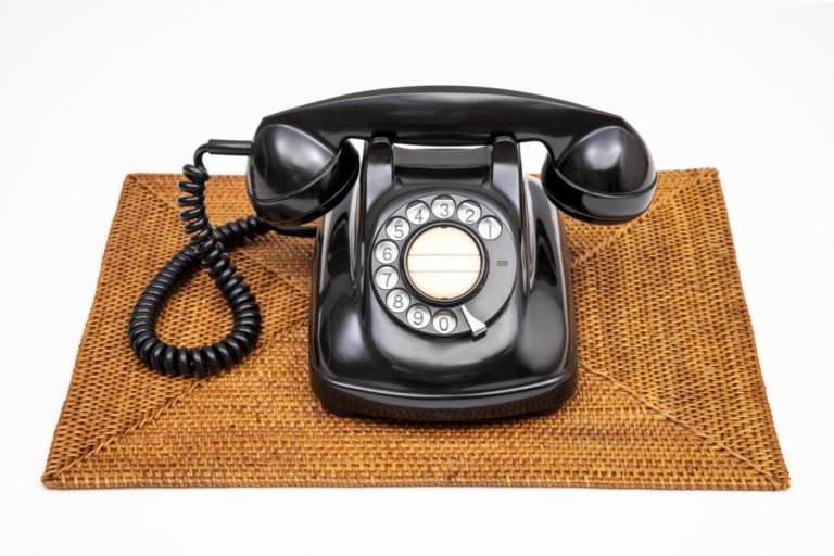 Old rotary phone