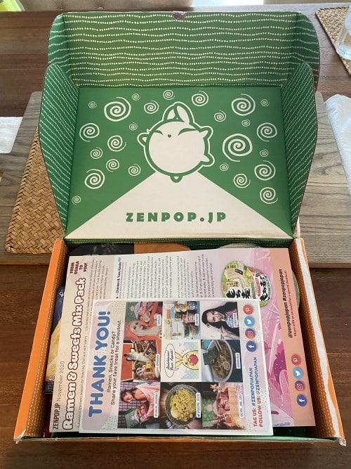 ZenPop box opened