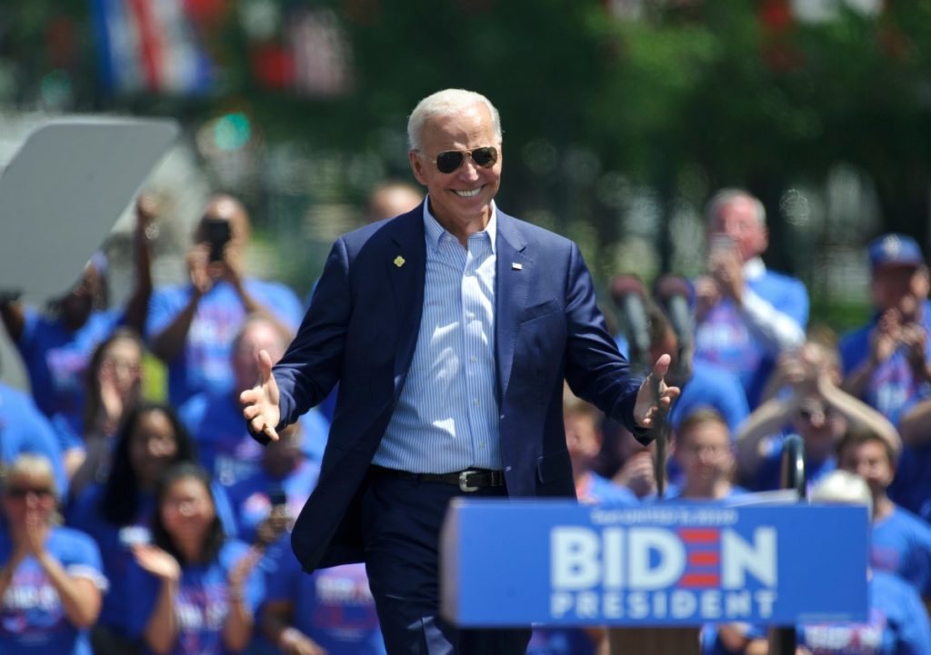 Joe Biden kicking off his campaign in Philadelphia