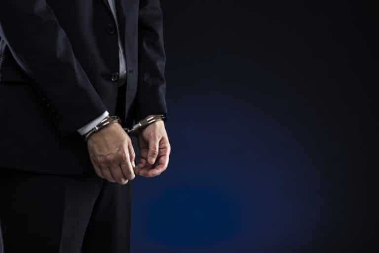 Man in handcuffs