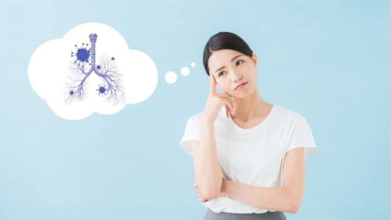 Woman worried about COVID-19