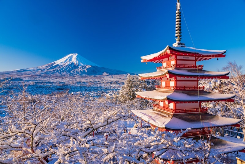 Chureito - one of the most famous Japanese pagoda in the world