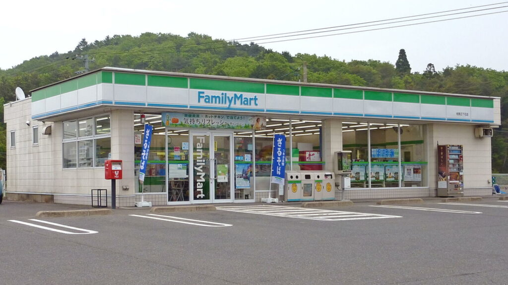 FamilyMart in rural Japan