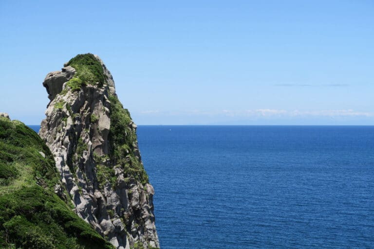 large rock formation that looks like a giant gorilla