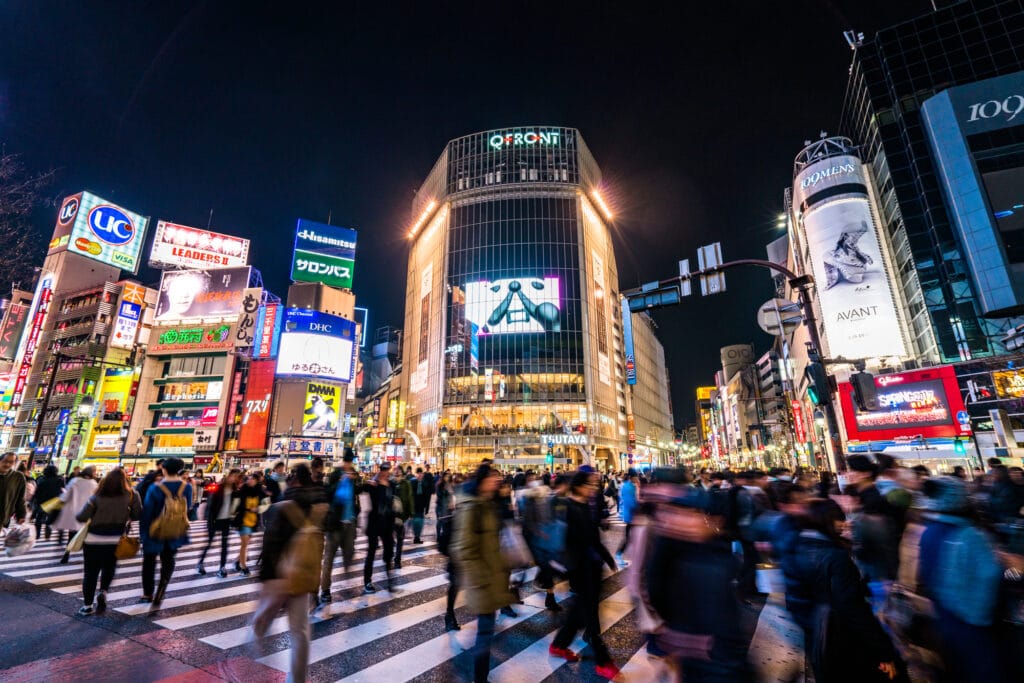 Tokyo crowds