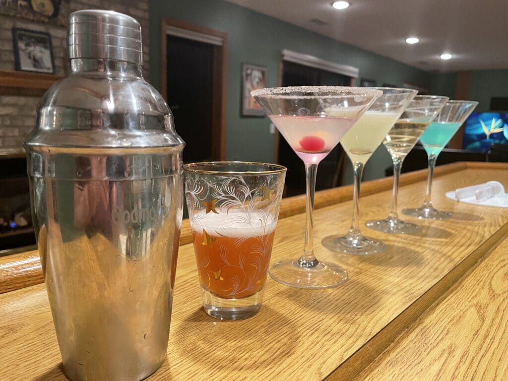 Our author's version of these five Japanese cocktails.