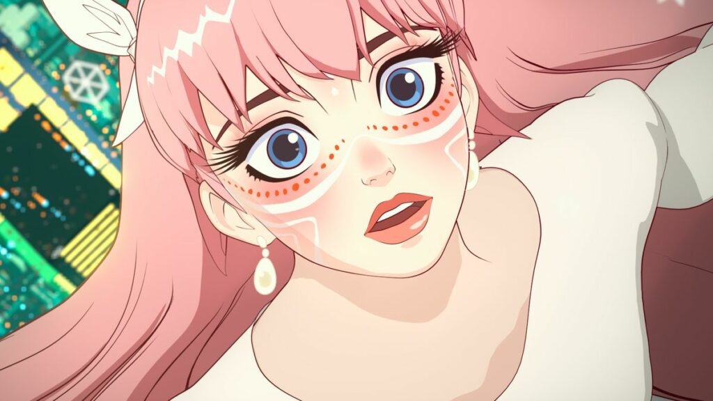 The titular "Belle," protagonist of Hosoda Mamoru's new hit film.