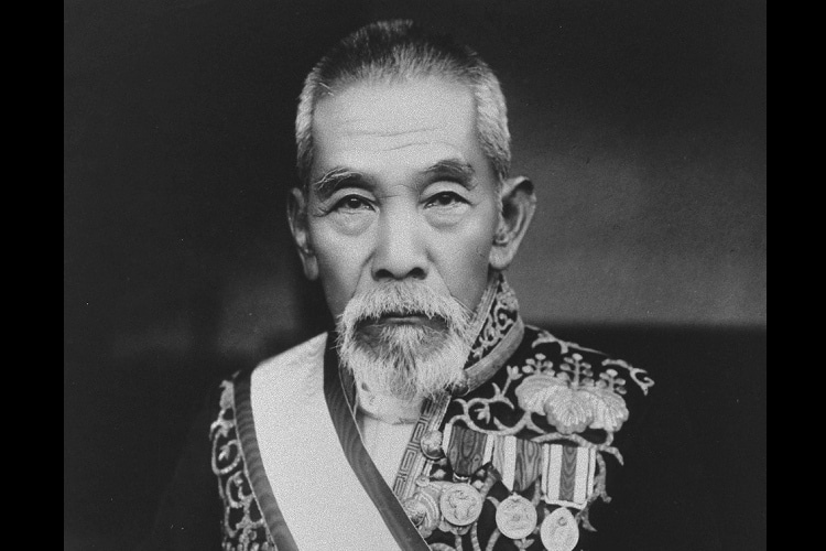 The assassinated Prime Minister Inukai. (1855 – 1932.)