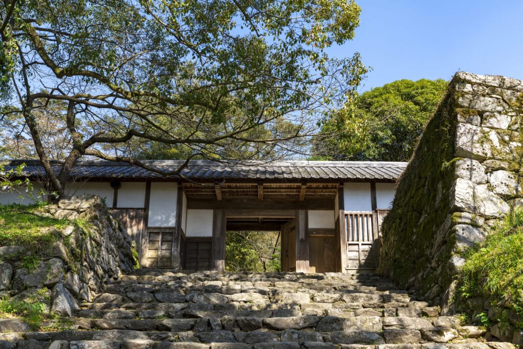The ruins of Akizuki castle, near where Usui Rokuro's parents were murdered.