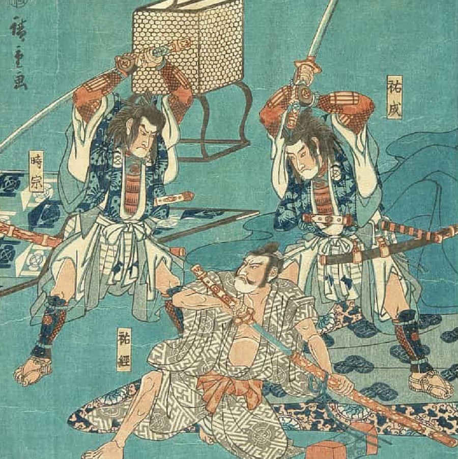 The revenge of the Soga Brothers  - one of the most famous cases of kataki-uchi.
