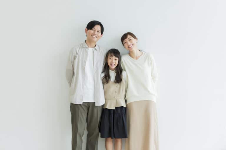 Actors portraying a Japanese family - much like rental family members.
