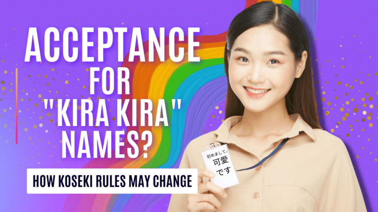 Woman holds namecard with Kira Kira name on it.
