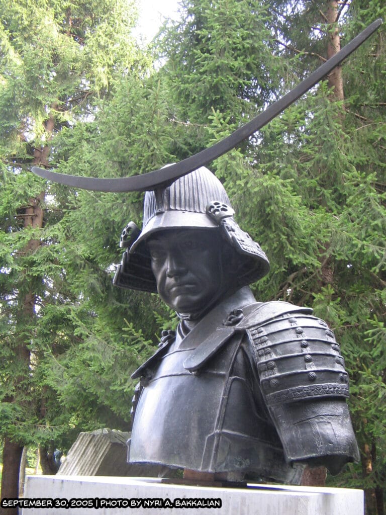 Bust of Date Masamune.