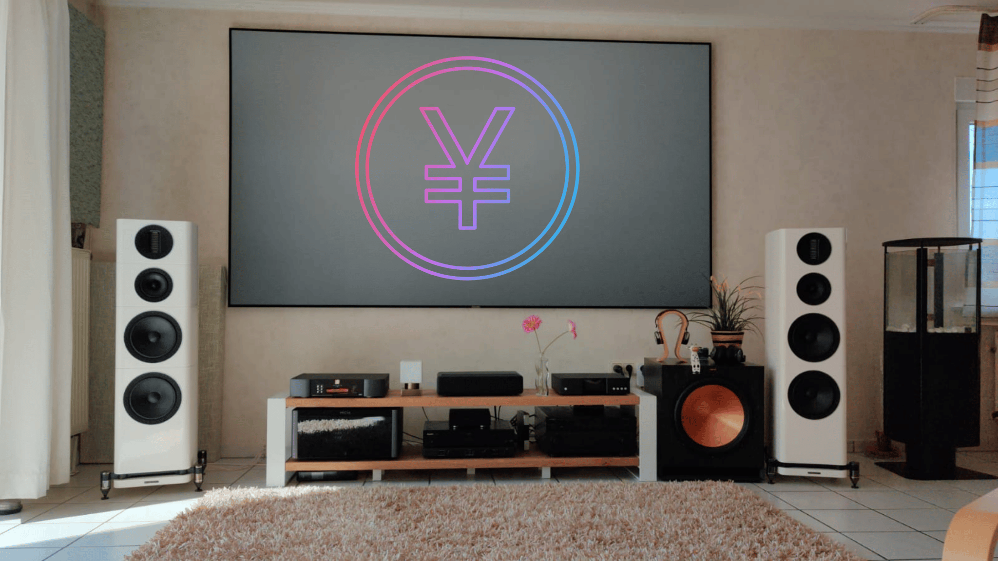 TV with yen in it