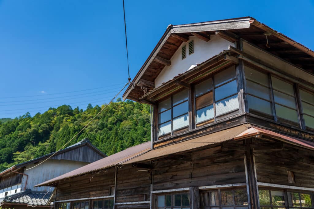 An akiya - and empty countryside house in Japan.