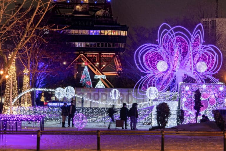 Sapporo in Christmas