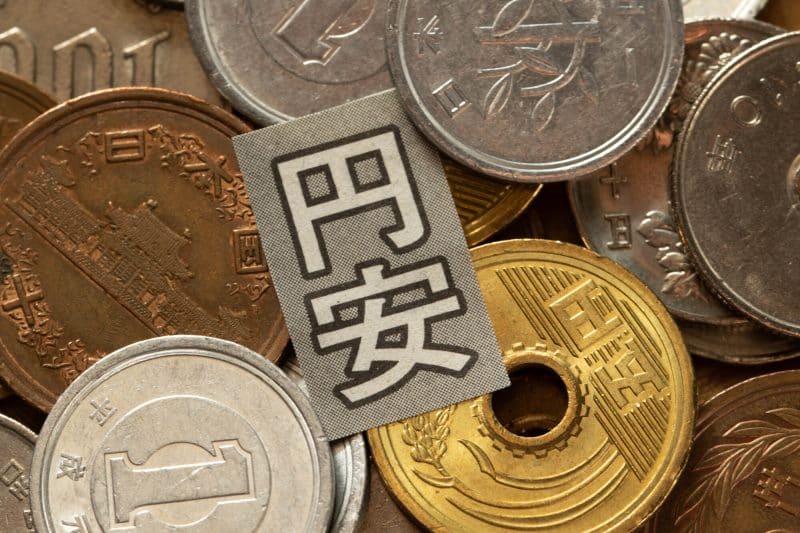 Weak yen in Japan