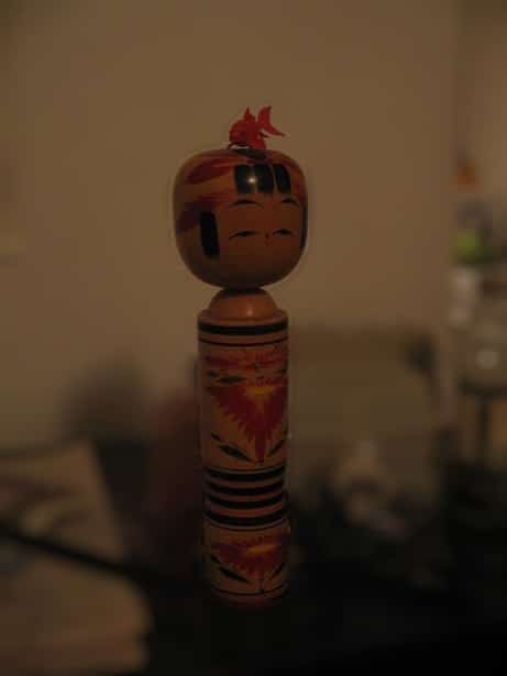 Kokeshi dolls - picture of a kokeshi from the author