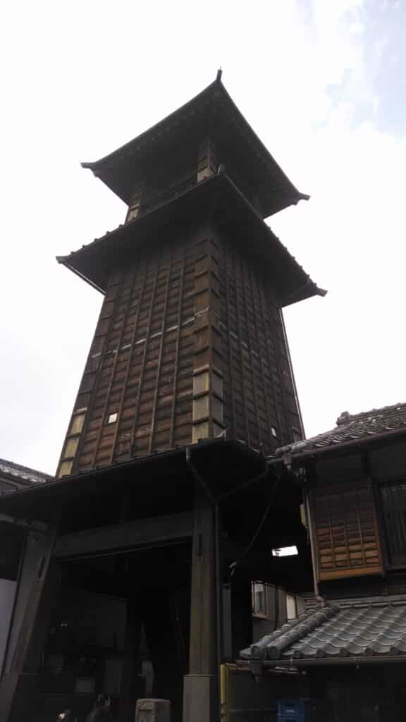 Koedo: Many of Kawagoe's Edo-style buildings, including the Bell of Time, were rebuilt after a devastating fire in 1893, but they still retain the charm and characteristics of the Edo originals. 