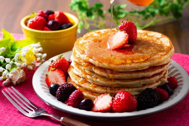 Pancakes are one of the food items threatened by rising egg prices in Japan
