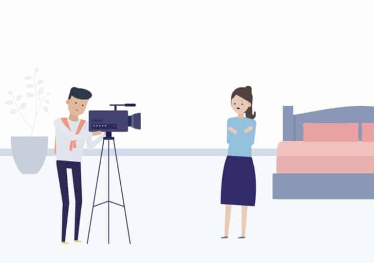 Japan AV law - man photographing woman