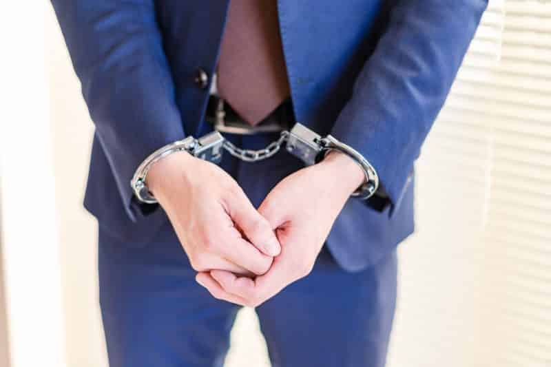 Man under arrest