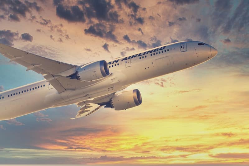 Plane in air - Japan outbound tourism not rebounding.