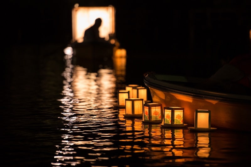 Obon lanterns