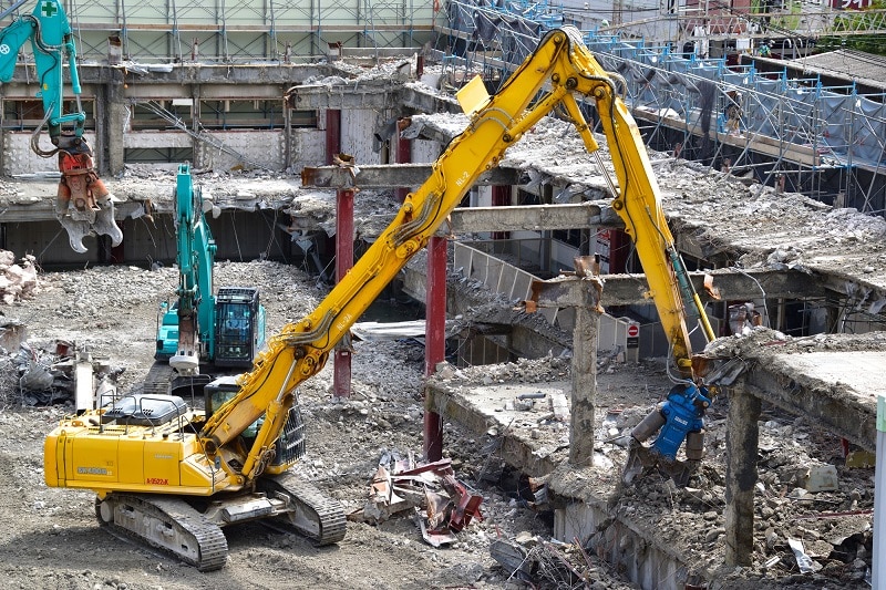 Demolition work